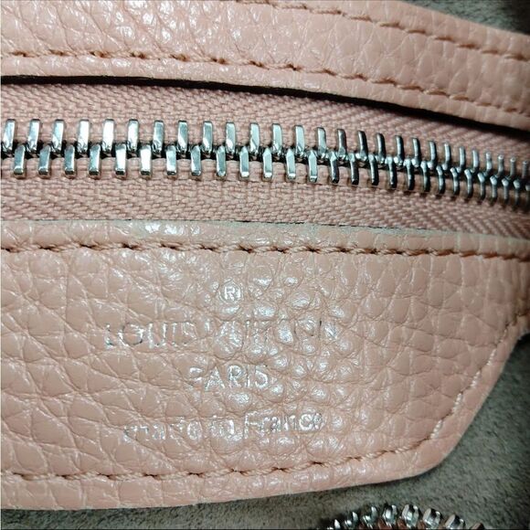 Auth Louis Vuitton Pink Monogram Empreinte LV Mahina Selene PM Tote - Picture 13 of 14